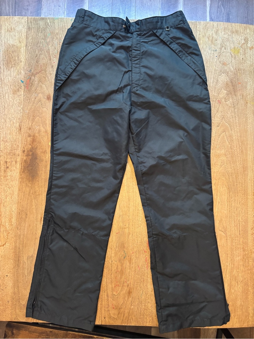 Vintage Black Bear Ski Pants Size Medium Black Insulated Snowboard 90s⁠